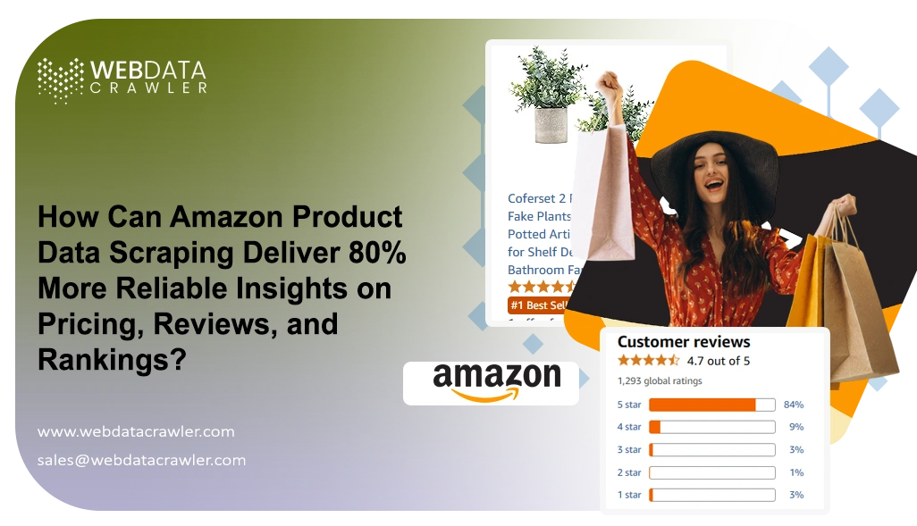 How Can Amazon Product Data Scraping Deliver 80% More Reliable Insights on Pricing, Reviews, and Rankings?