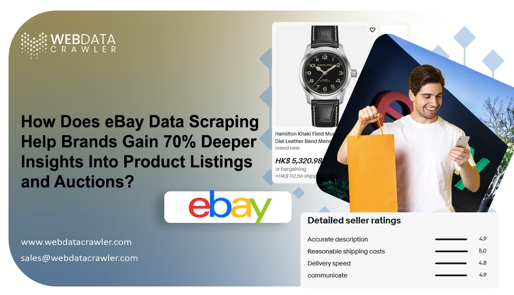 How Does eBay Data Scraping Help Brands Gain 70% Deeper Insights Into Product Listings and Auctions?