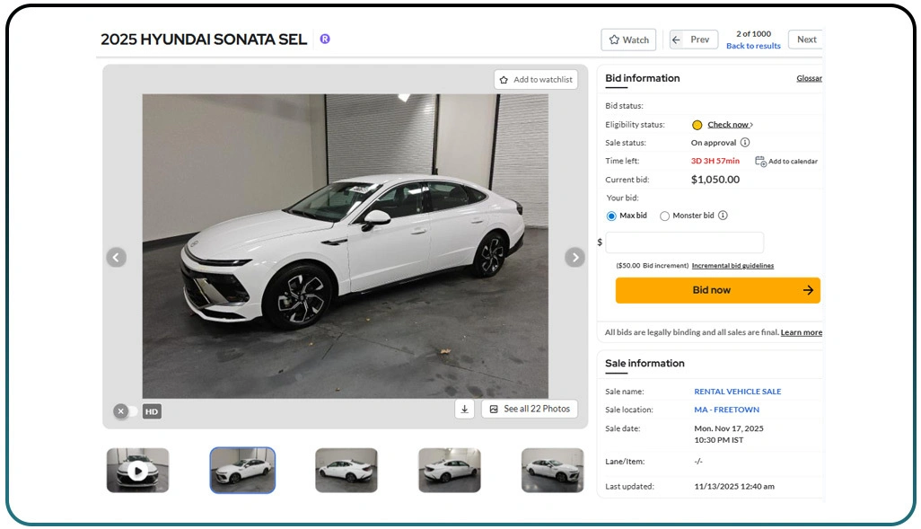 Understanding Bidding Behaviours in Large Auction Volumes