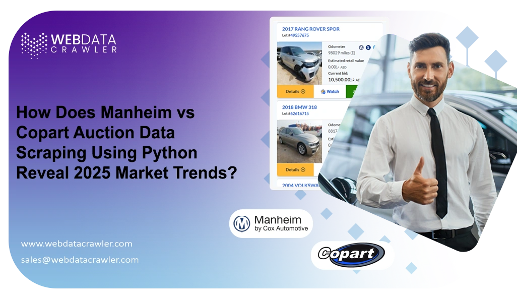 How Does Manheim vs Copart Auction Data Scraping Using Python Reveal 2025 Market Trends?
