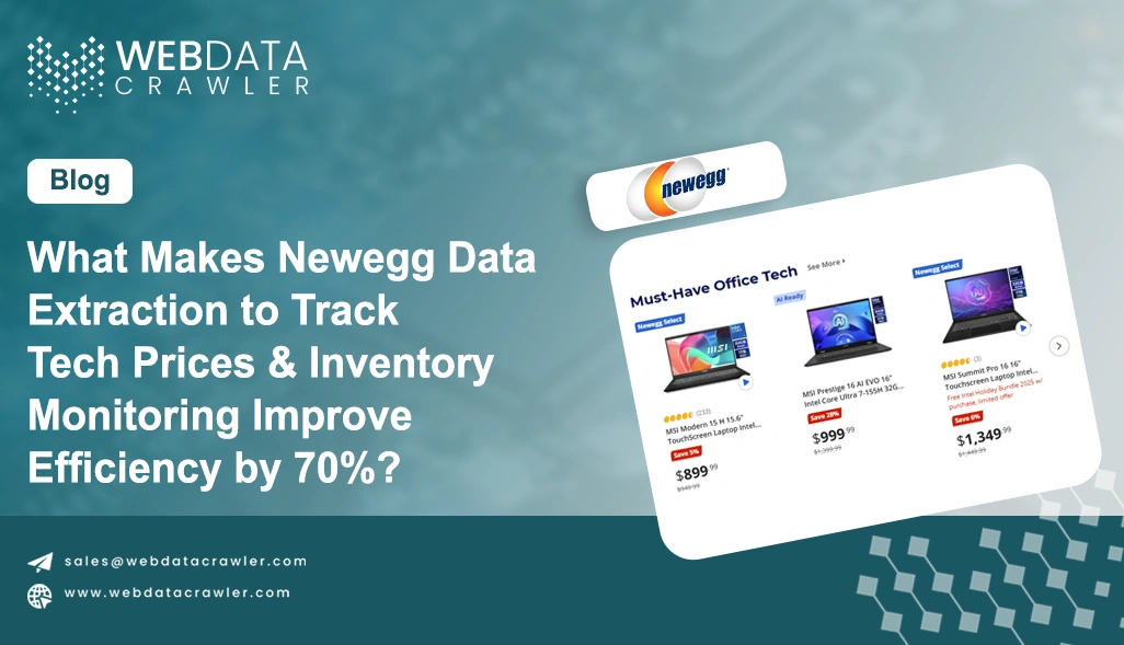 What Makes Newegg Data Extraction to Track Tech Prices & Inventory Monitoring Improve Efficiency by 70%?