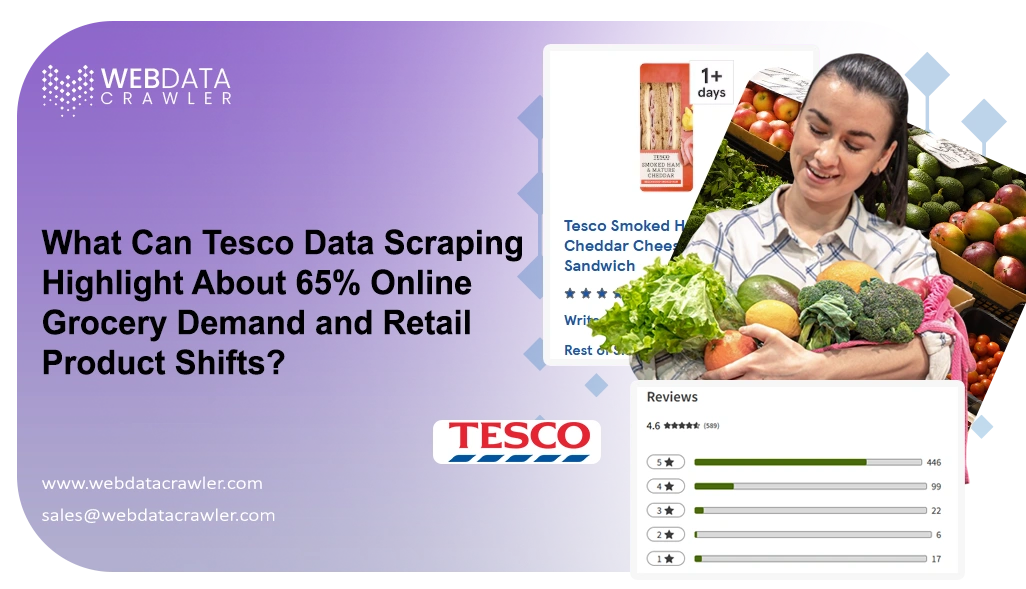 What Can Tesco Data Scraping Highlight About 65% Online Grocery Demand and Retail Product Shifts?