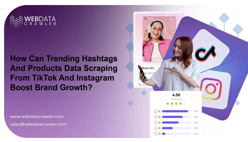 How Can Trending Hashtags And Products Data Scraping From TikTok And Instagram Boost Brand Growth?