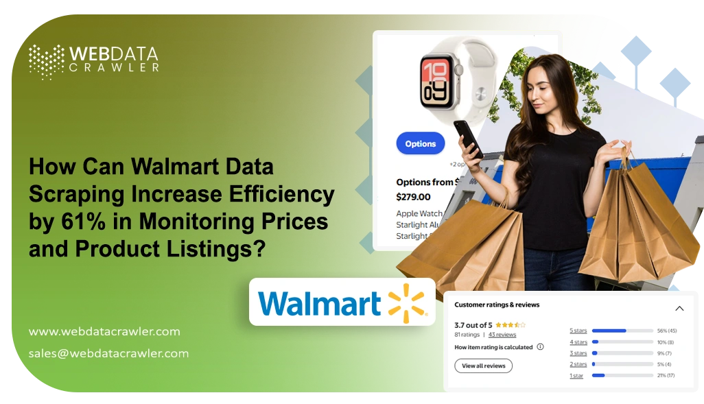 How Can Walmart Data Scraping Increase Efficiency by 61% in Monitoring Prices and Product Listings?