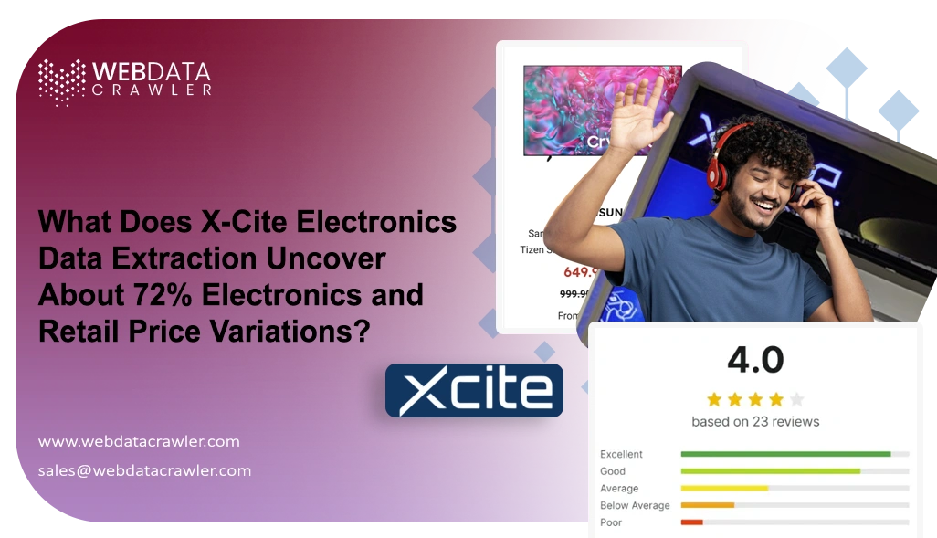 What Does X-Cite Electronics Data Extraction Uncover About 72% Electronics and Retail Price Variations?