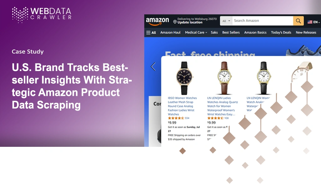 U.S. Brand Tracks Bestseller Insights With Strategic Amazon Product Data Scraping