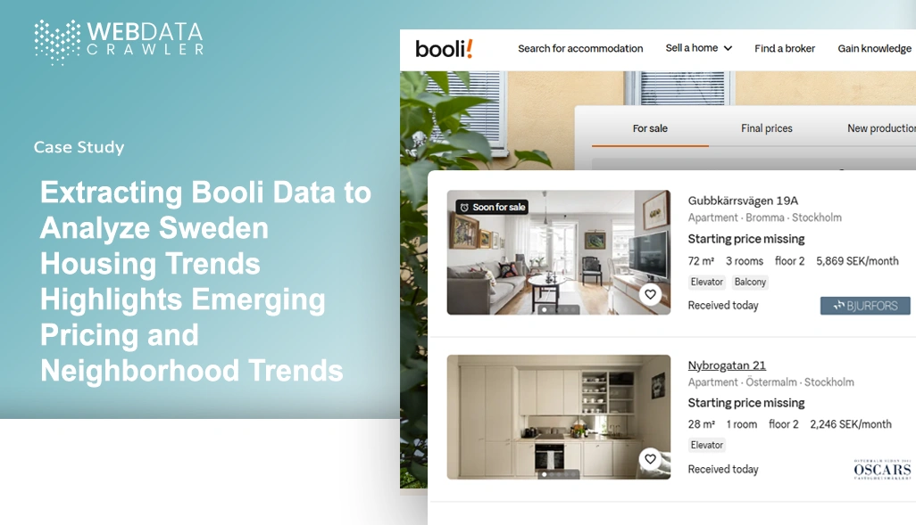 Extracting Booli Data to Analyze Sweden Housing Trends Highlights Emerging Pricing and Neighborhood Trends